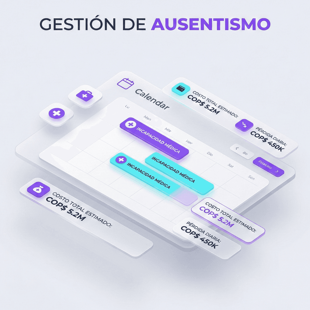 Gráficos de inteligencia de negocios SST mostrando tendencias