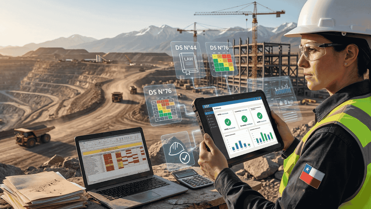 Portada de DS N°44 y gestión de contratistas en Chile: por qué el Excel ya no alcanza