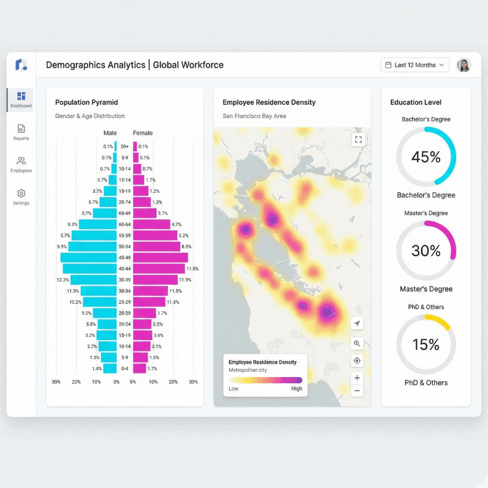 Concepto de perfil de usuario viajando entre empresas