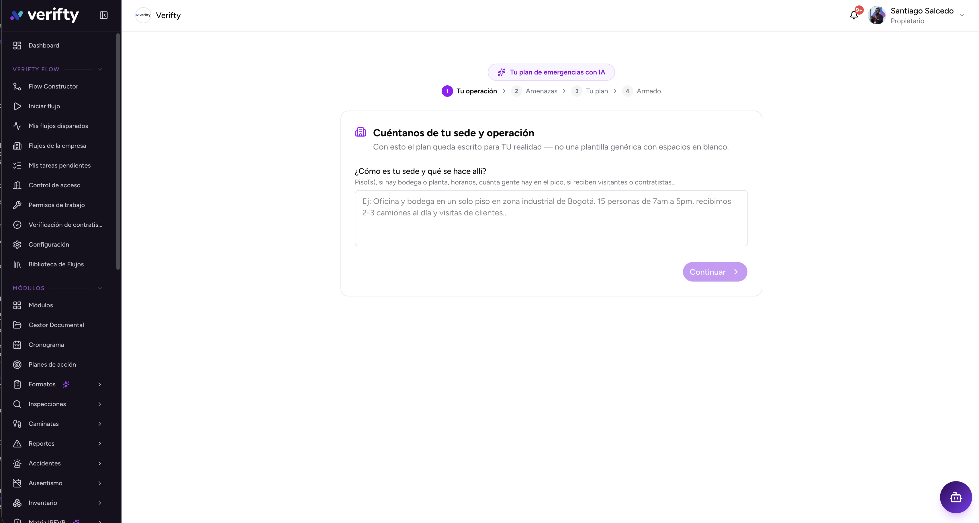 Vista previa de Plan de Emergencias para tu empresa — mejor que en Word: escrito por IA